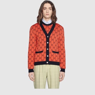 GG Multicolor wool cotton cardigan