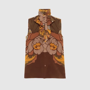 2015 Re-Edition floral silk shirt