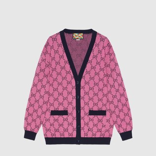 GG Multicolour wool cotton cardigan