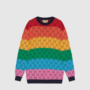 GG Multicolour wool cotton sweater