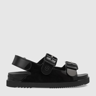 Sandales avec mini Double G pour femme