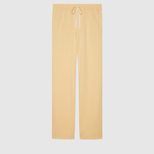 GUCCI ヴィンテージロゴ付き コットンパンツ