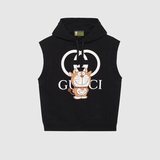 Doraemon x Gucci sleeveless sweatshirt