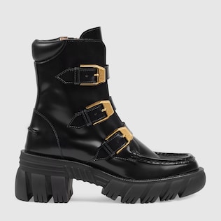 Stivaletto donna con fibbie