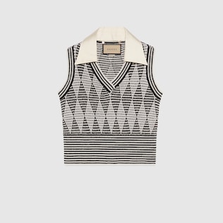 Gilet en laine Argyle fine