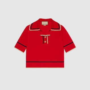 Polo in maglia di cotone fine