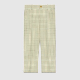 Kinderhose aus karierter Wolle