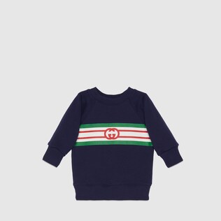 Babypullover mit GG-Print