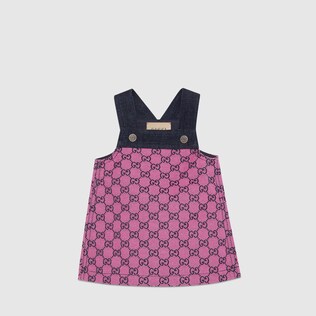 Baby GG Multicolour canvas dress