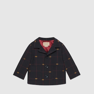 Baby Interlocking G wool jacket