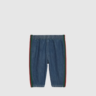 Baby organic denim trousers