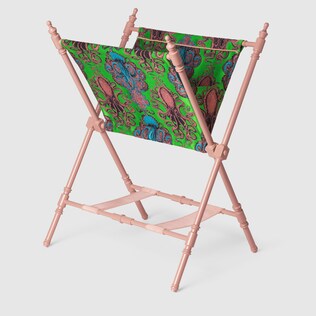 Octopus jacquard magazine rack