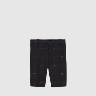 Baby Interlocking G wool trousers