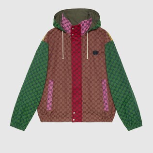 GG Multicolour canvas zip jacket