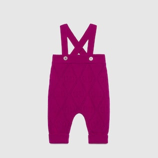 Babyhose aus Wolle mit GG Muster