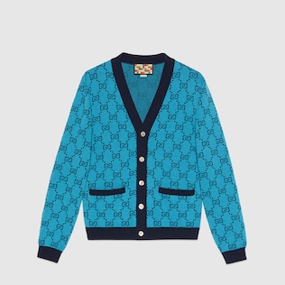 GG Multicolor Cardigan aus Wolle und Baumwolle