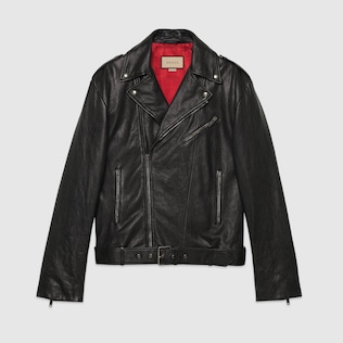 Jacke aus Leder