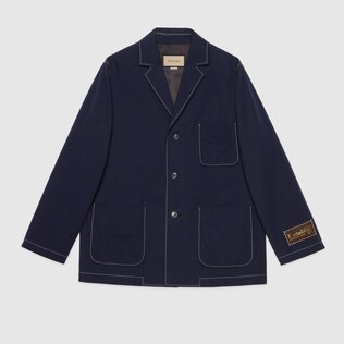 Canvas jacket with Eschatology label