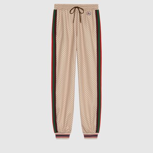 Interlocking G print jersey trousers