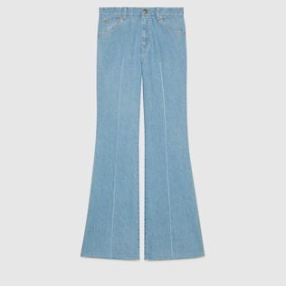 Eco washed organic denim pant