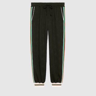 GG jacquard jersey jogging trousers