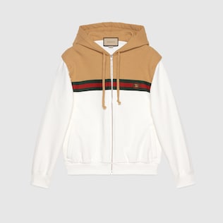 Cotton sweatshirt with Web