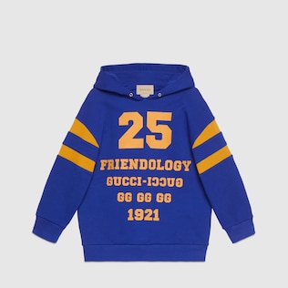 Kinderpullover mit 1921 „Friendology“-Print