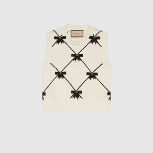 GG bows cotton vest