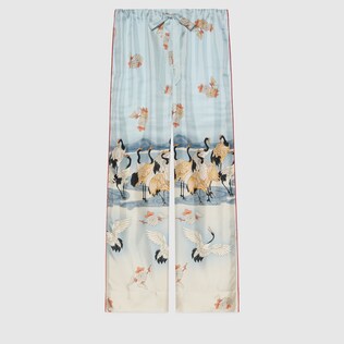Online Exclusive pond print pajama pant