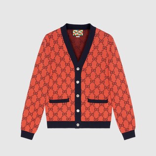 GG Multicolour wool cotton cardigan