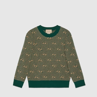 Children's GG wool jumper
