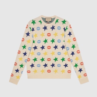 Maglione in lana con stelle
