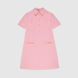 Polo dress with chain details