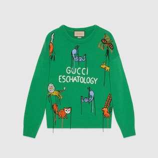 Freya Hartas animal wool jumper