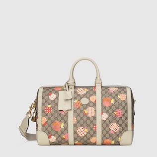 Reisetasche mit Apfel-Print