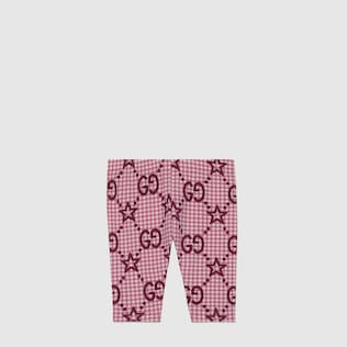 Legging con estampado de GG y estrellas para bebé