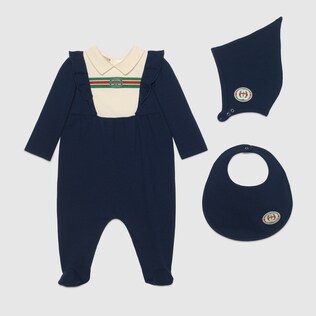 Set regalo in cotone con logo GG