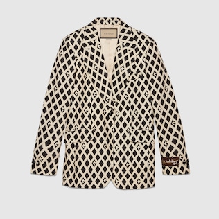G rhombus print jacket