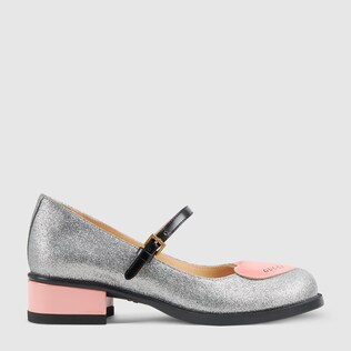 Children's ballet flat with heart
