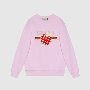 Pullover mit Apfel-Print