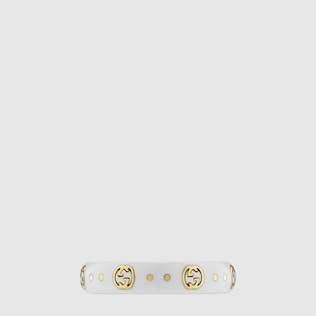 Icon ring with Interlocking G