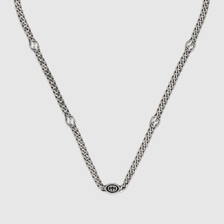 Collier fin avec détail GG
