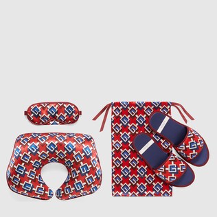 Geometric G print travel set