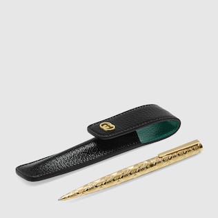 Stylo à motif G géométrique avec étui