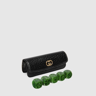 Dice set with Interlocking G
