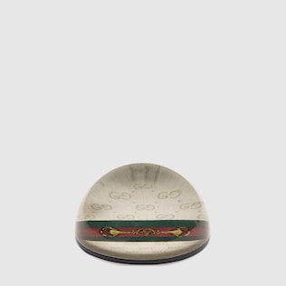 Paperweight with Horsebit and Web print