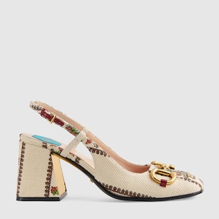 Women's Gucci 100 sling back pump