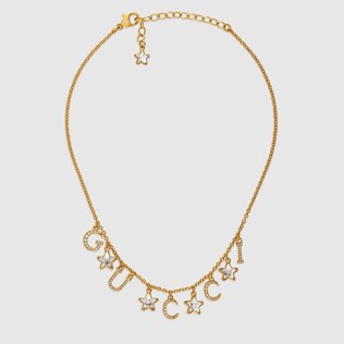 Collana con logo Gucci