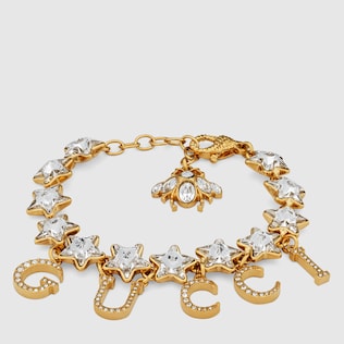 Bracelet with Gucci script
