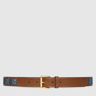 Belt with square buckle